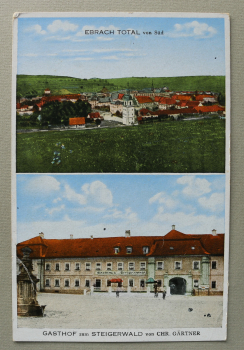 AK Ebrach / 1920-1940 / Mehrbildkarte / Strassen / Gasthof zum Steigerwald von Chr Gärtner